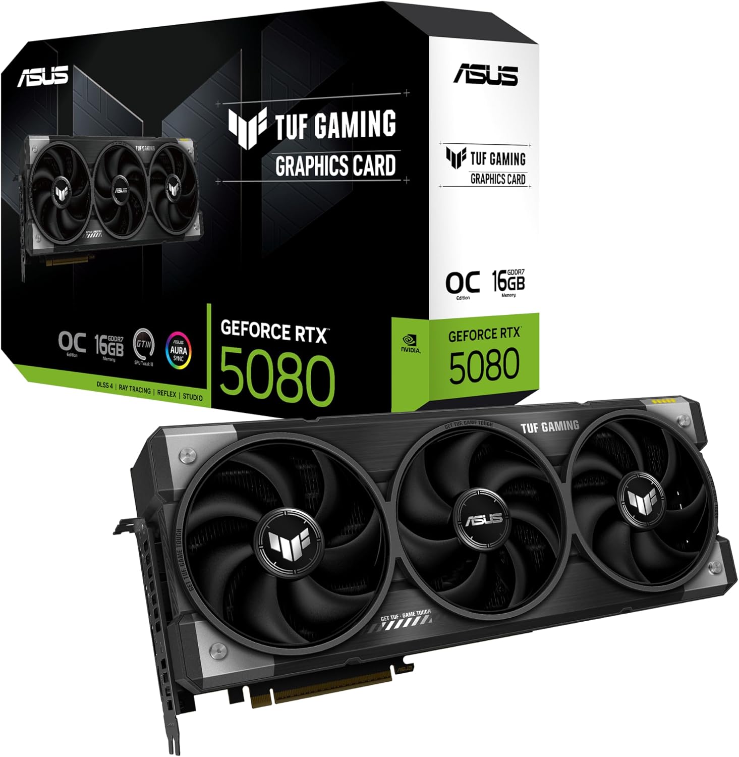 ASUS TUF Gaming GeForce RTX™ 5080 16GB GDDR7 OC Edition Graphics Card